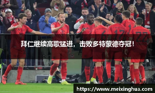 拜仁继续高歌猛进，击败多特蒙德夺冠！